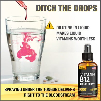 Uso del spray vitamina B12 sublingual Salt Lake Supplements