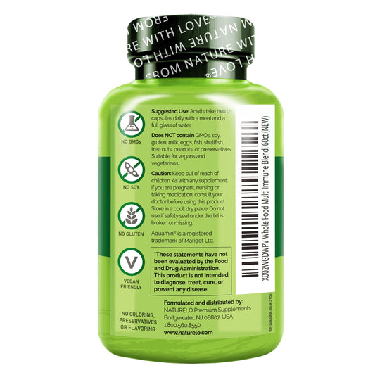 Uso Sugerido Multivitamínico NATURELO