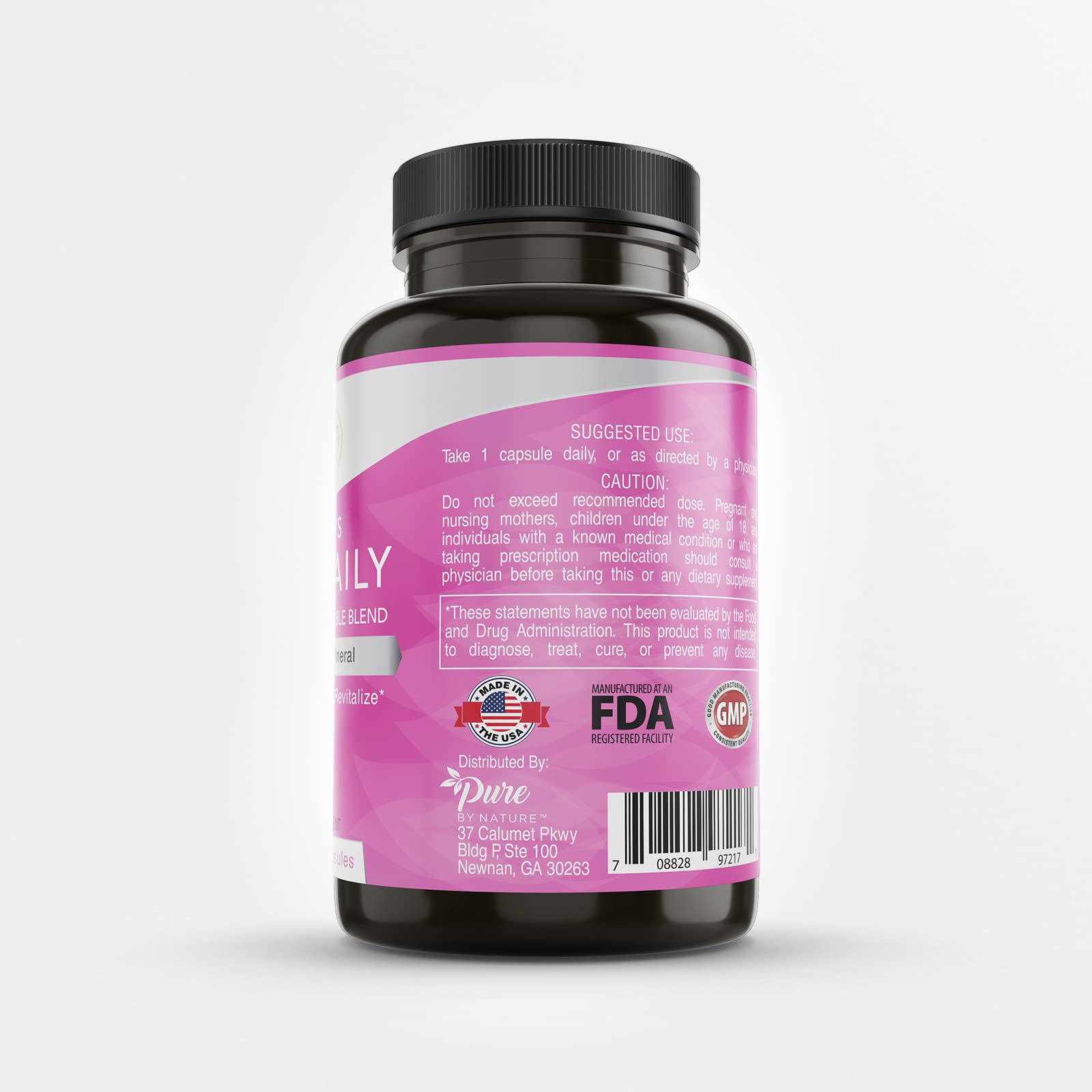 Uso sugerido de Pure By Nature para mujeres