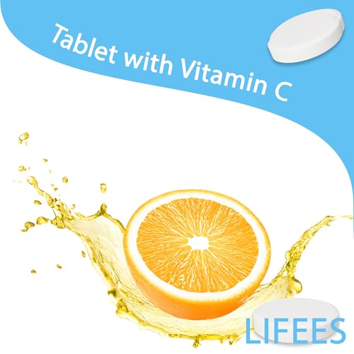 Uso de tabletas con vitamina c para baño y cuidado piel sensible LIFEES