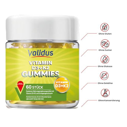 Gummies VALIDUS sabor naranja