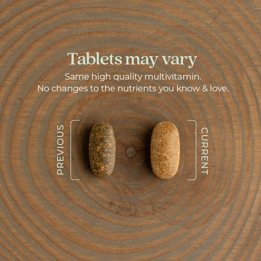 Variaciones de tabletas del multivitamínico Perfect Calm.