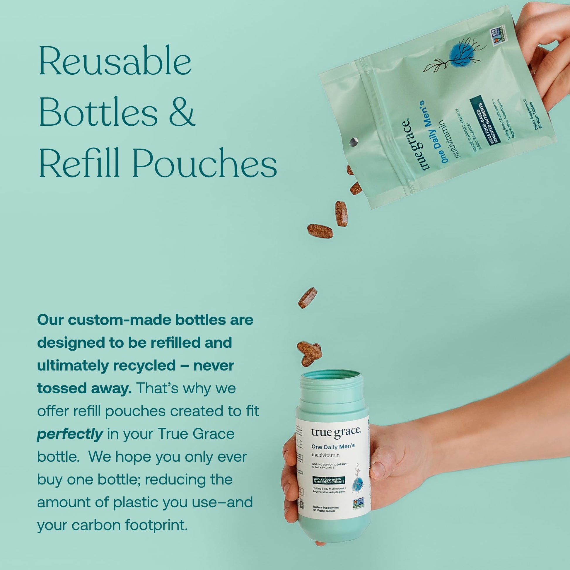 Variantes de productos multivitamínicos de True Grace