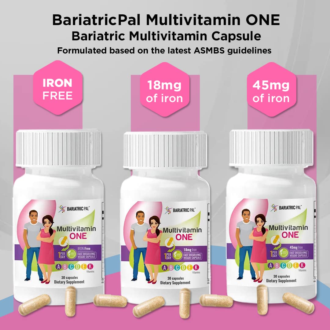 Variedades de hierro de BariatricPal Multivitamin ONE