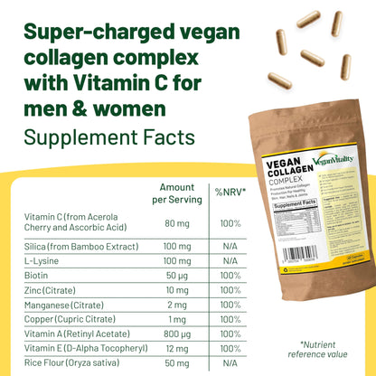 Vegan Vitality Complejo Colágeno Vegano para piel