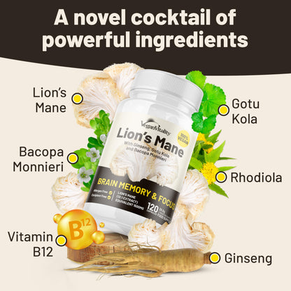 Vegan Vitality Melena de León suplemento natural