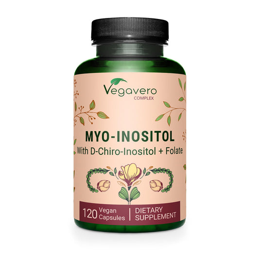 Vegavero myo-D-chiro inositol suplemento equilibrio hormonal vegano