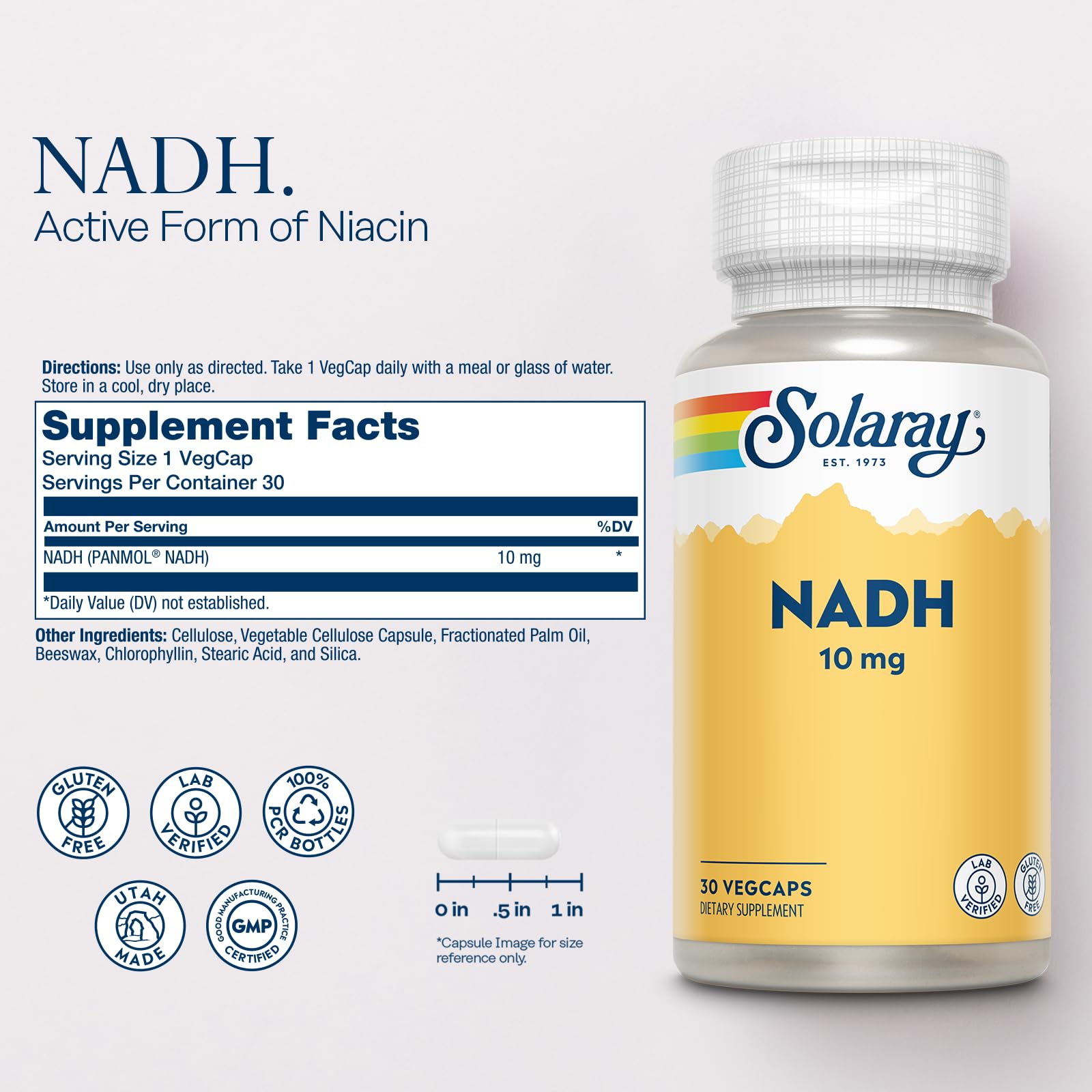 VegCaps de SOLARAY NADH