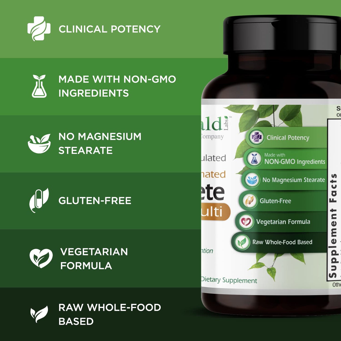 Ventajas del multivitamínico EMERALD LABS
