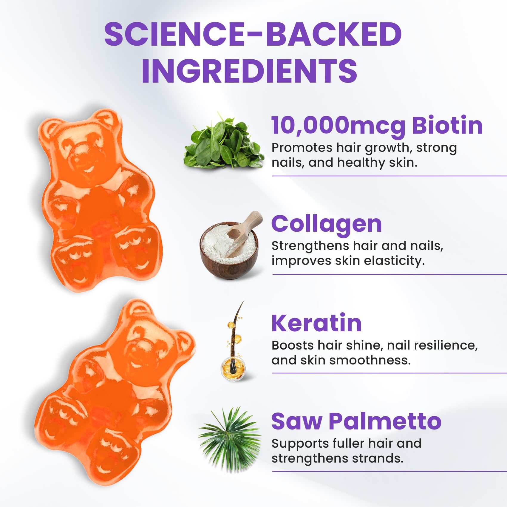 Venture Pal biotina vitaminas para uñas piel y cabello