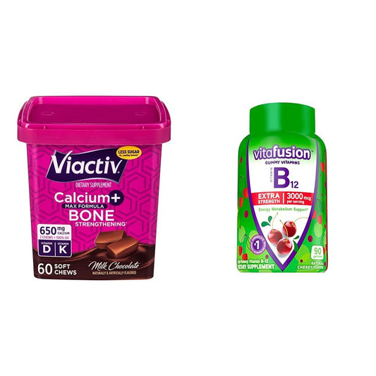 Viactiv masticables calcio y vitamina D3 sabor chocolate leche