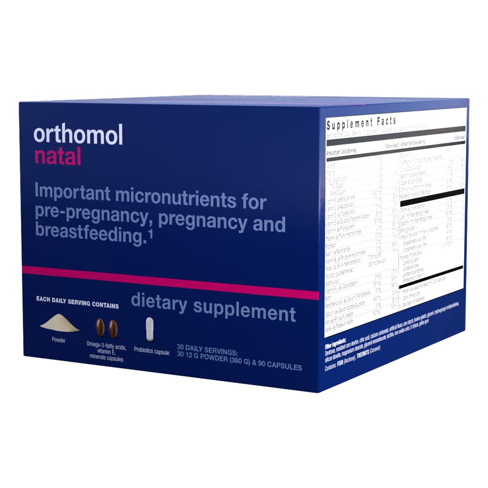 Viales Orthomol Natal para consumo diario soporte prenatal
