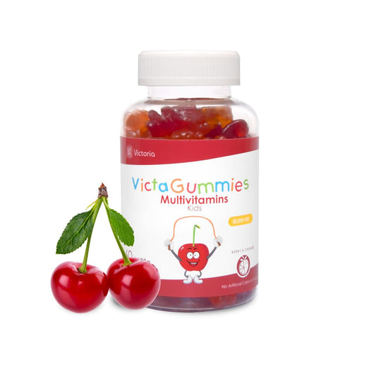 VictaGummies multivitaminas niños, sabor baya, 60 unidades