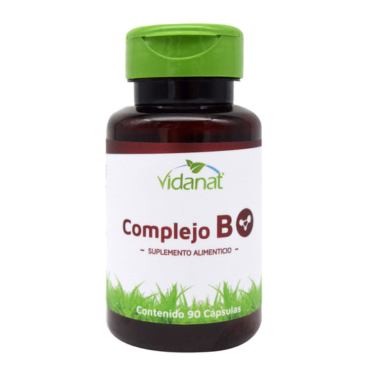 Vidanat complejo b caja frontal 90 cápsulas vitaminas b