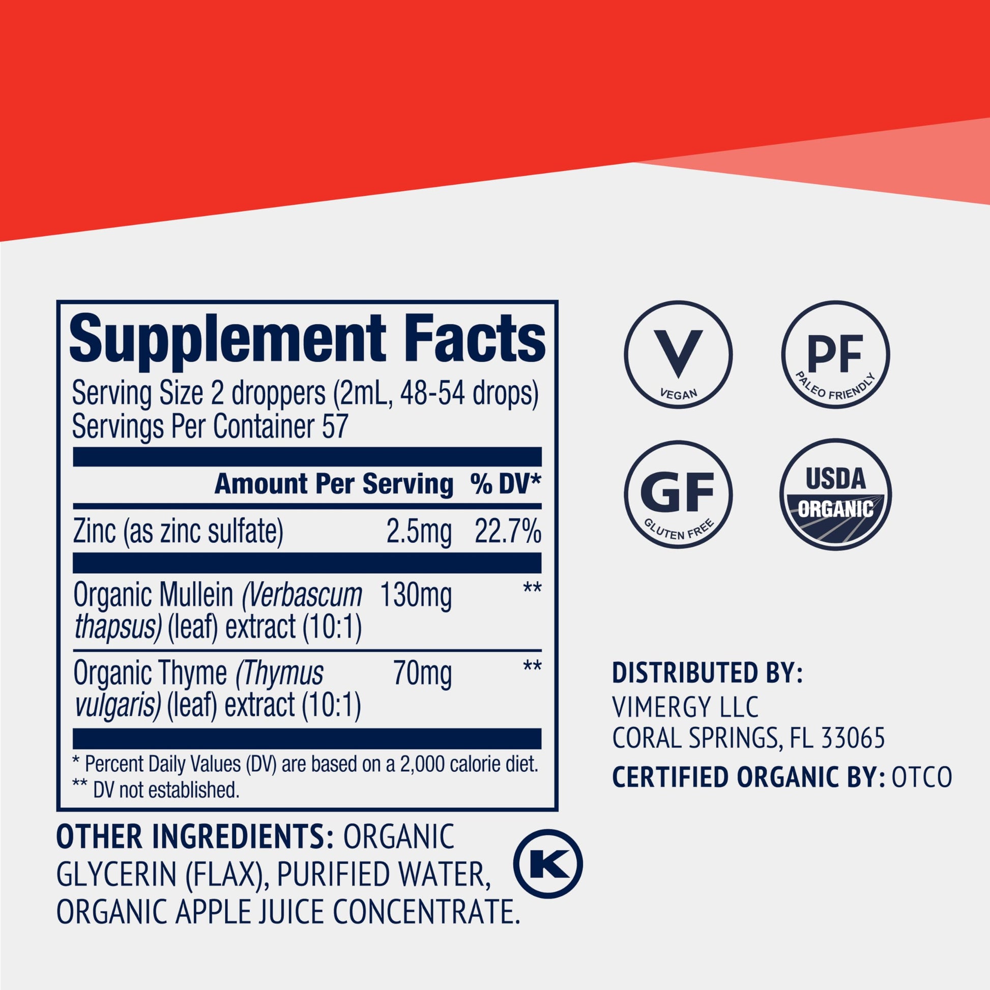 Vimergy bote suplemento B12 líquido con mezcla inmunidad 115ml