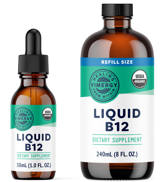 Vimergy paquete vitamina b12 líquida 30ml y recarga 240ml