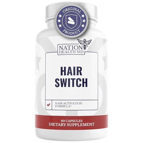 Vista frontal del paquete Nation Health MD Hair Switch