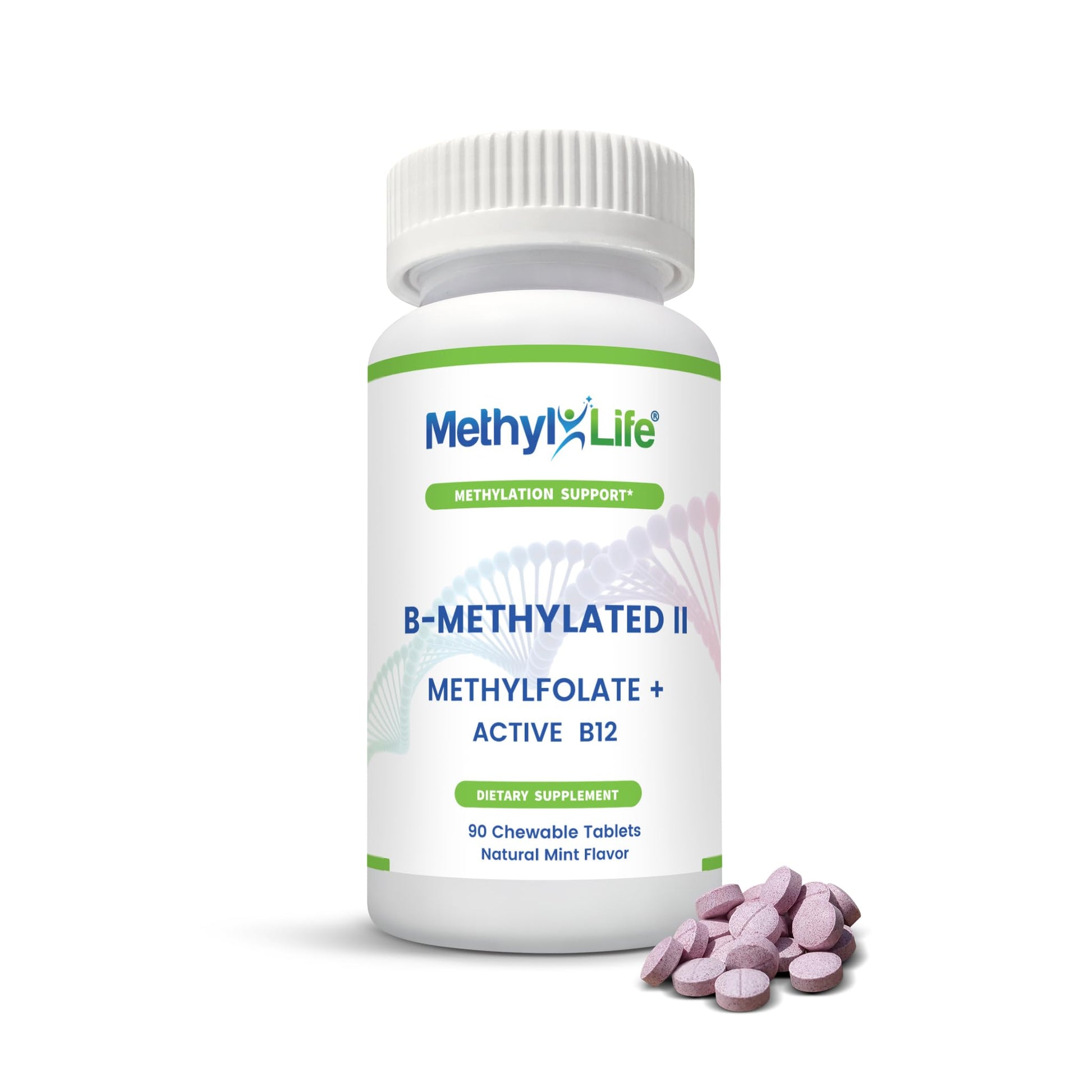 Vista lateral del frasco Methyl-Life B-Methylated II