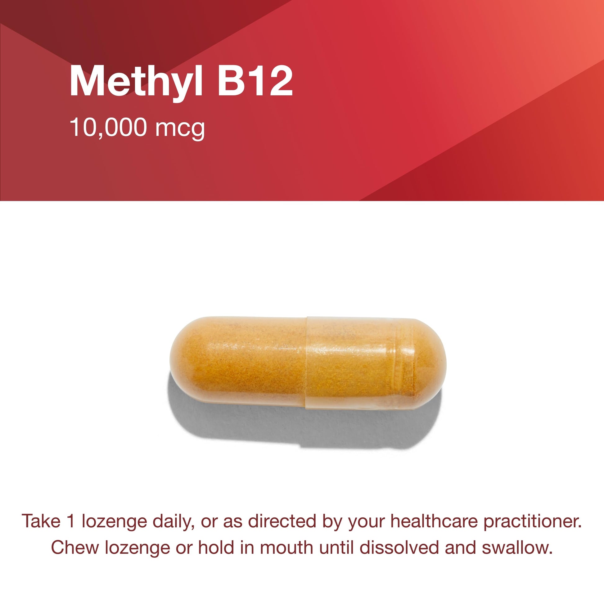 Vista lateral frasco Protocol Metil B12 60 pastillas