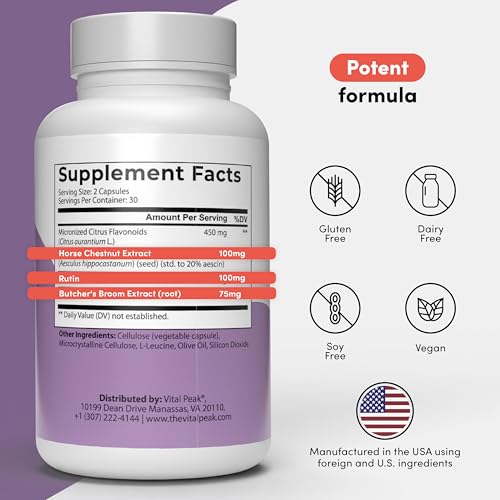 Vista lateral del producto Nation Health MD Vital Peak