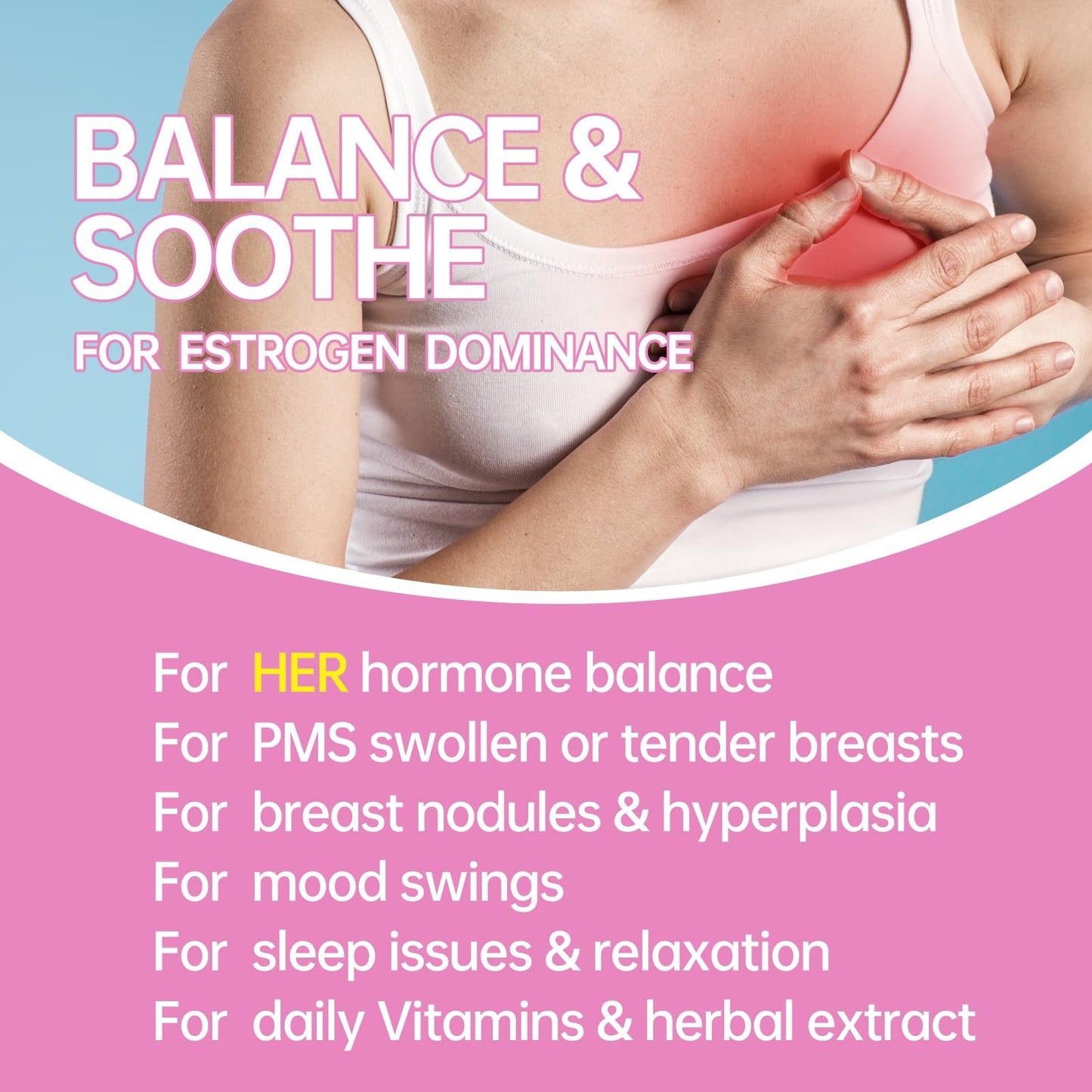 Vista posterior purmeo suplemento hormonal y antioxidante