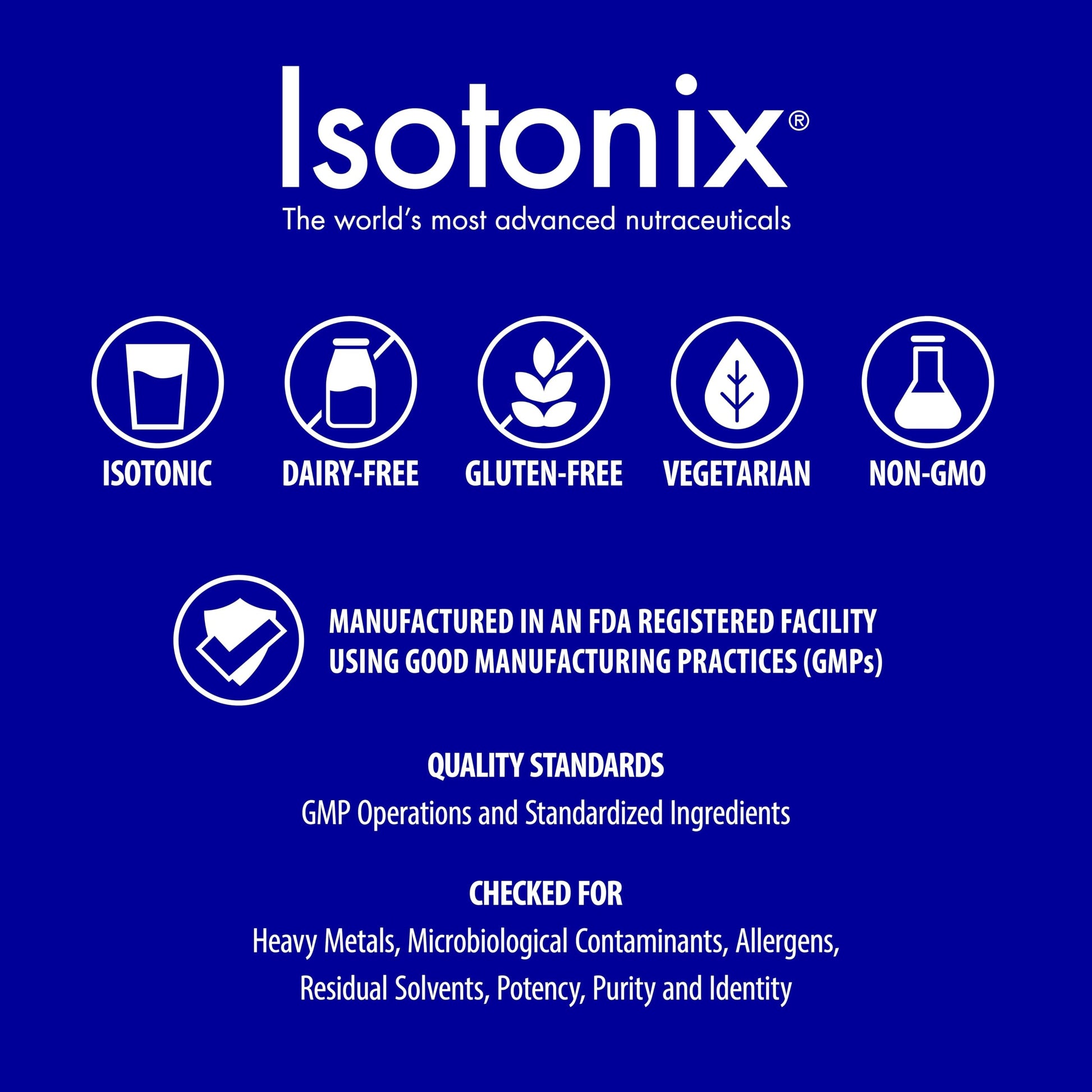 Vista superior frasco Isotonix Fifty Plus multivitaminico