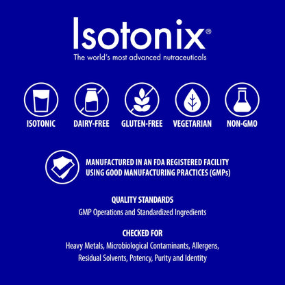 Vista superior frasco Isotonix Fifty Plus multivitaminico