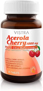 Vistra Acerola Cereza 1000 mg 45 tabletas mejora inmunidad y piel