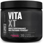 Vita XT polvo multivitamínico para hombres, sabor limonada de fresa, Jacked Factory.