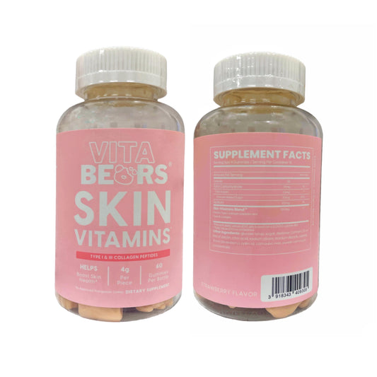 Vitabears gomitas de vitaminas para mejorar la salud del cabello