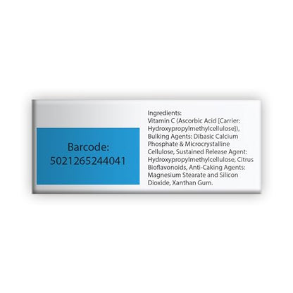 Vitabiotics Ultra Vitamina C envase plasticos y tabletas
