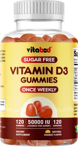 Vitabod gomitas vitamina D3 50,000 UI paquete frontal