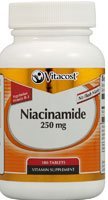 Vitacost niacinamida vitamina b3 250 mg suplemento 100 tabletas