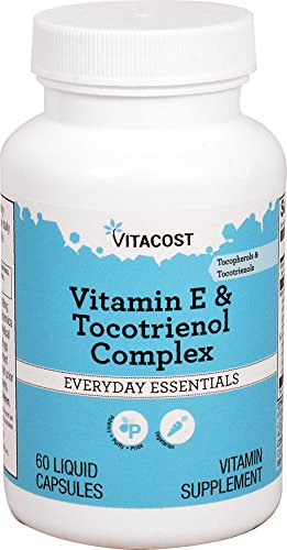Vitacost Vitamina E con complejo tocotrienol 60 cápsulas líquidas vegetarianas