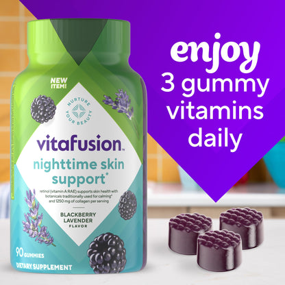 Empaque y estilo de vida de Vitafusion Soporte Nocturno