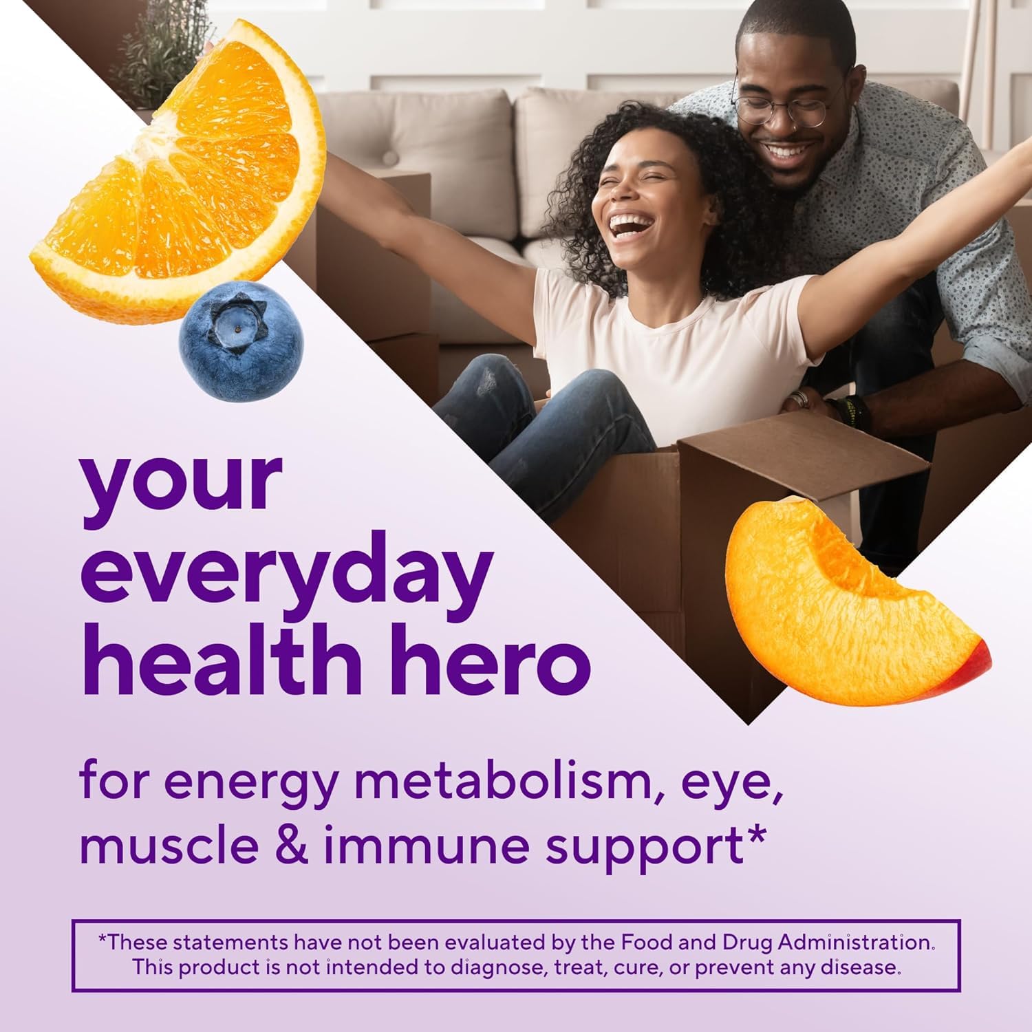 Vitafusion multivites con sabores de frutas