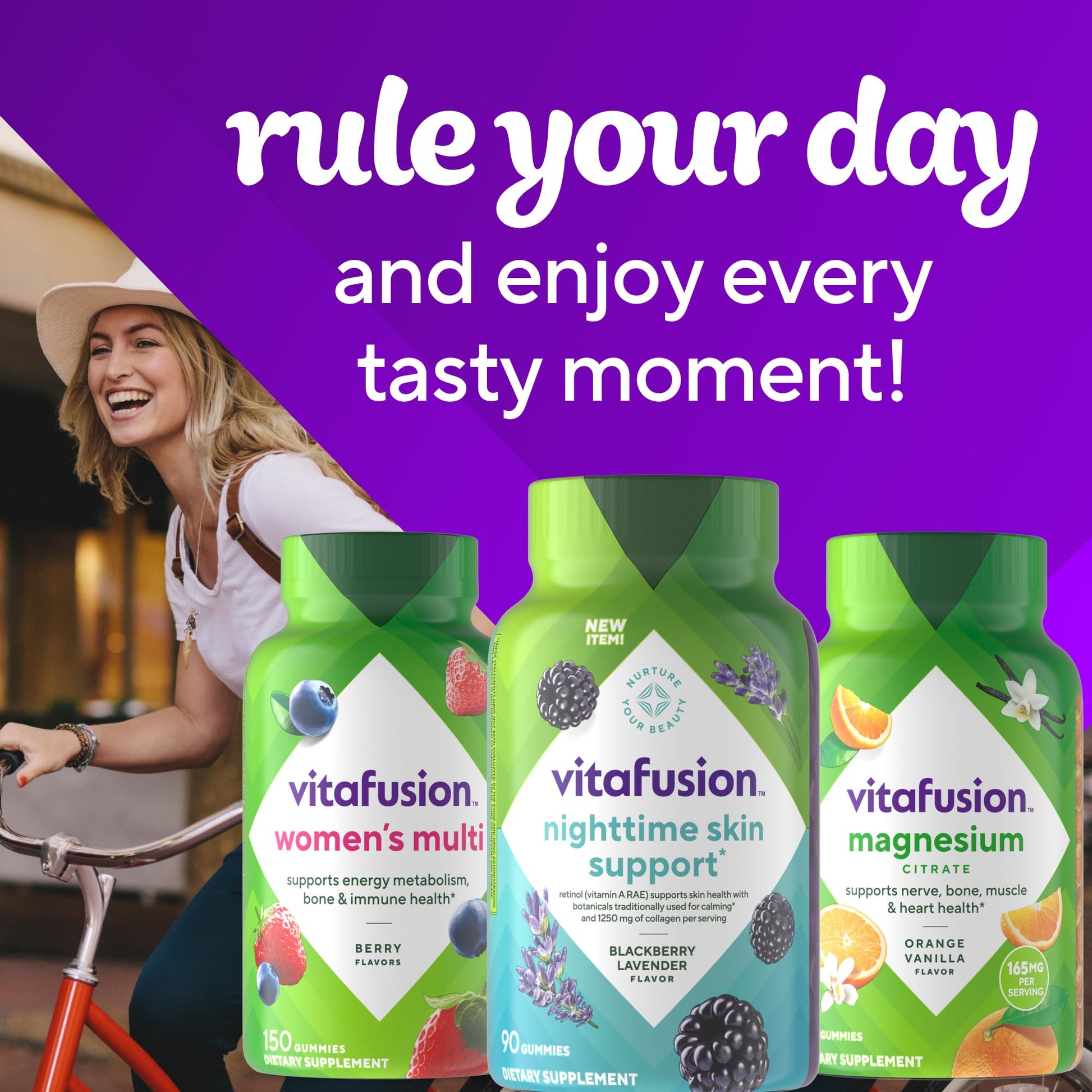 Suplemeto Vitafusion con otros productos