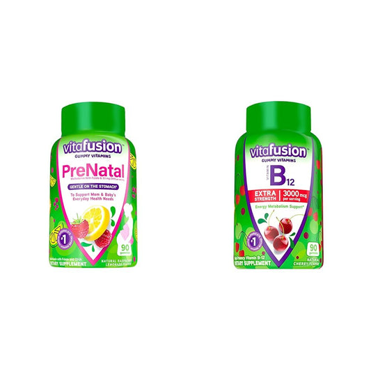 Vitafusion vitaminas gummy prenatales limonada de frambuesa 90 unidades