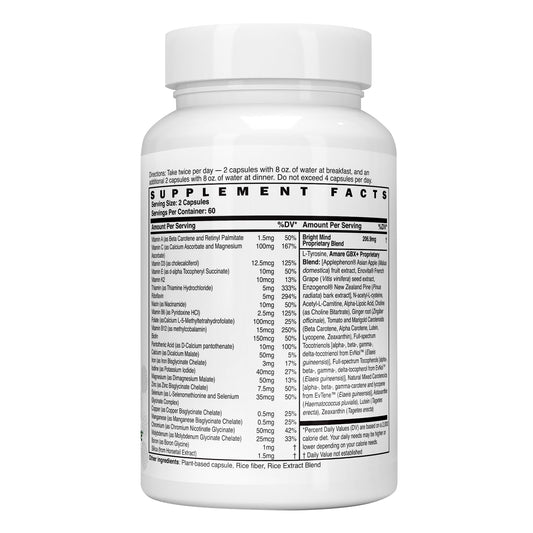 VitaGBX multivitaminas información nutricional