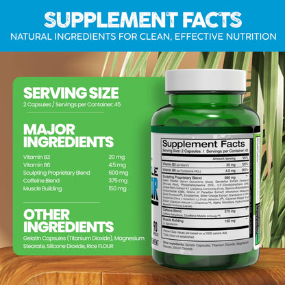 envase suplemento vital alchemy the muscle sculptor