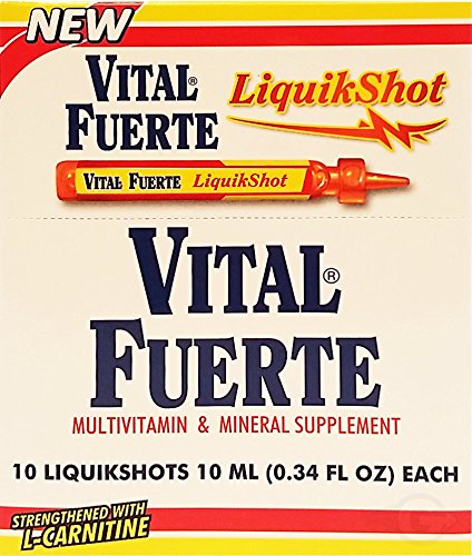Vital Fuerte LiquikShot multivitamínico 10 unidades de 15 ml