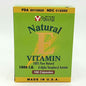 Vital Natural Vitamina E 1000 IU frasco de 100 cápsulas antioxidantes