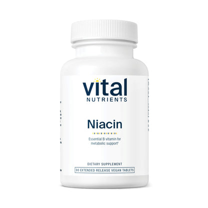 Vital Nutrients niacina 500mg liberación prolongada paquete