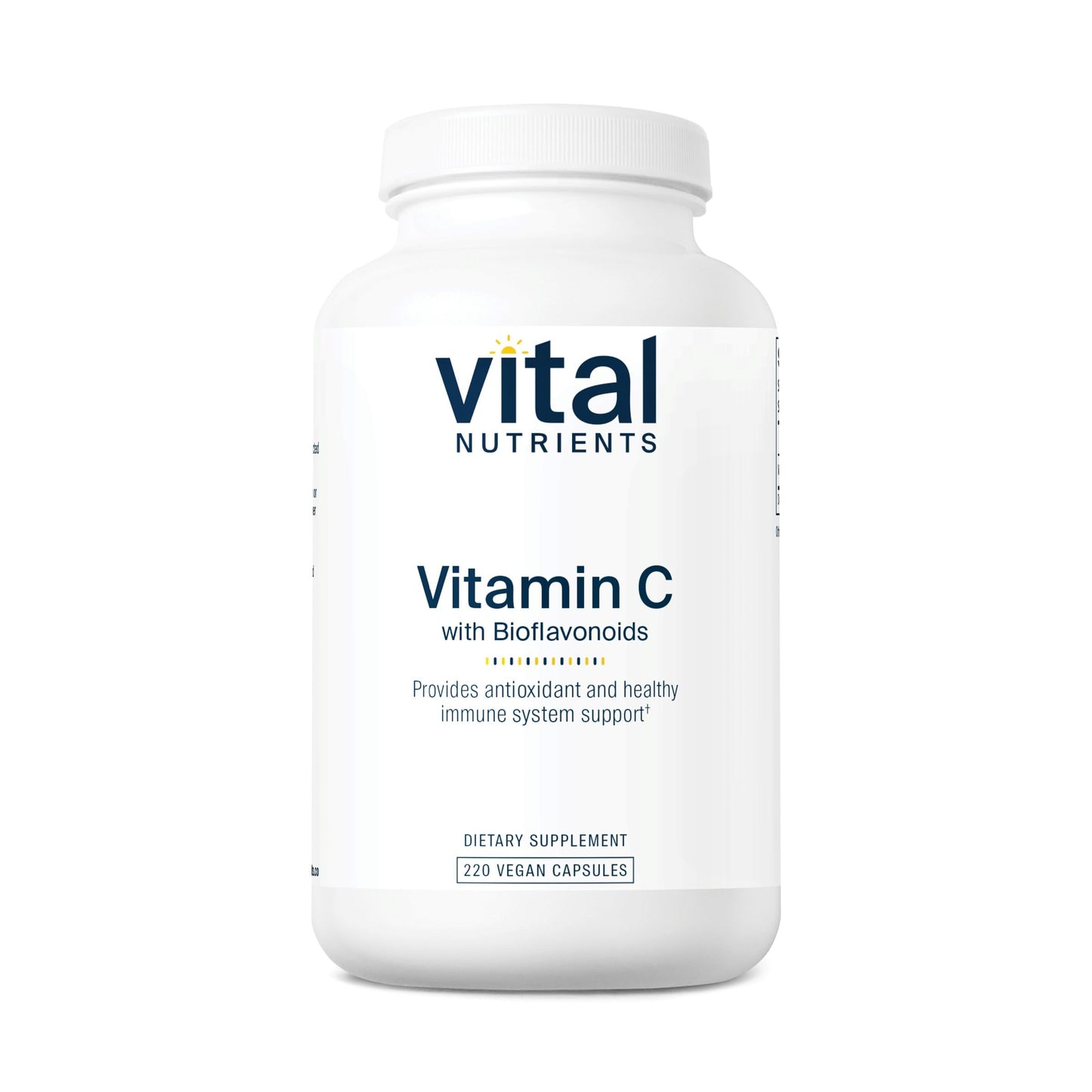 Vital Nutrients vitamina c con bioflavonoides 220 cápsulas veganas