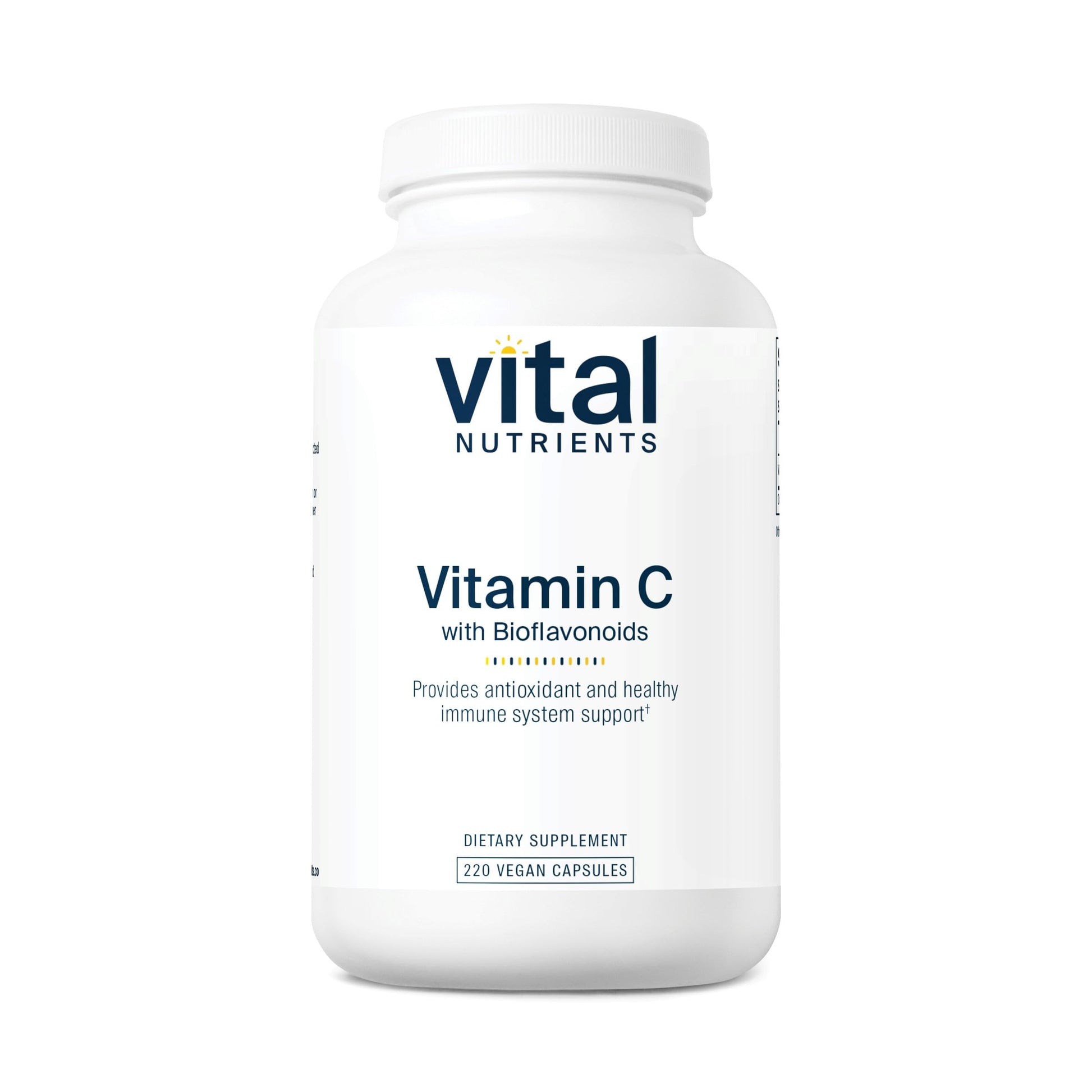 Vital Nutrients vitamina c con bioflavonoides 220 cápsulas veganas