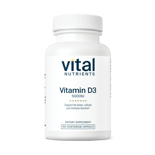 Vital Nutrients vitamina d3 suplemento 5000 ui frasco