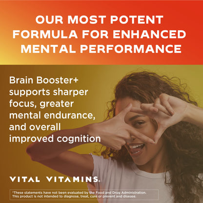 Cápsulas para enfoque y memoria Vital Vitamins