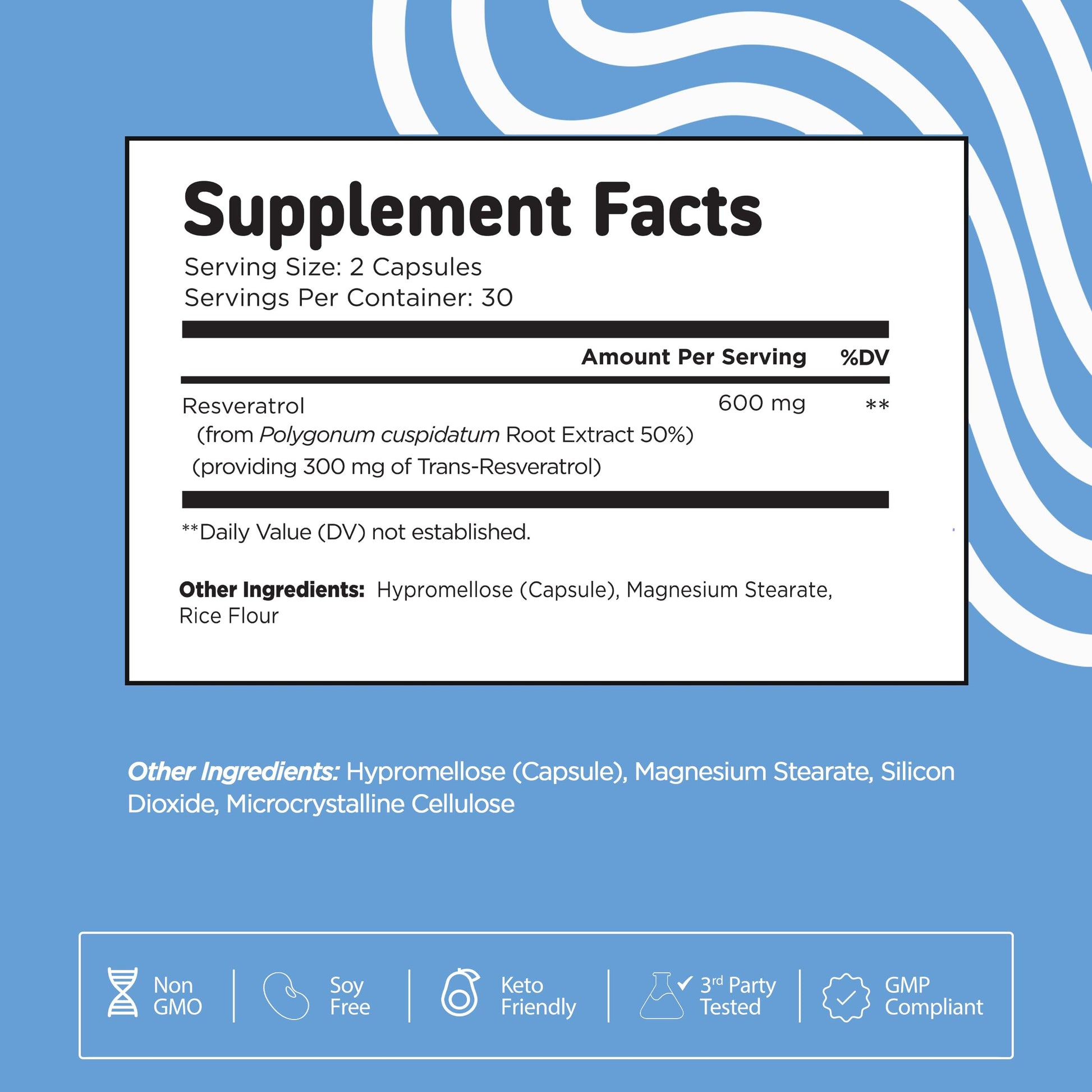 Vital vitamins suplemento cápsulas biotina y resveratrol