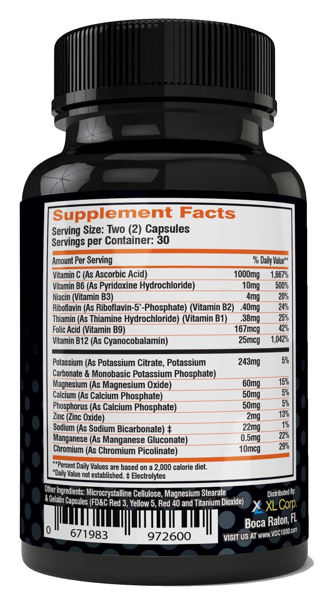 VitalDURE C1000 vitamina c caja 60 tabletas