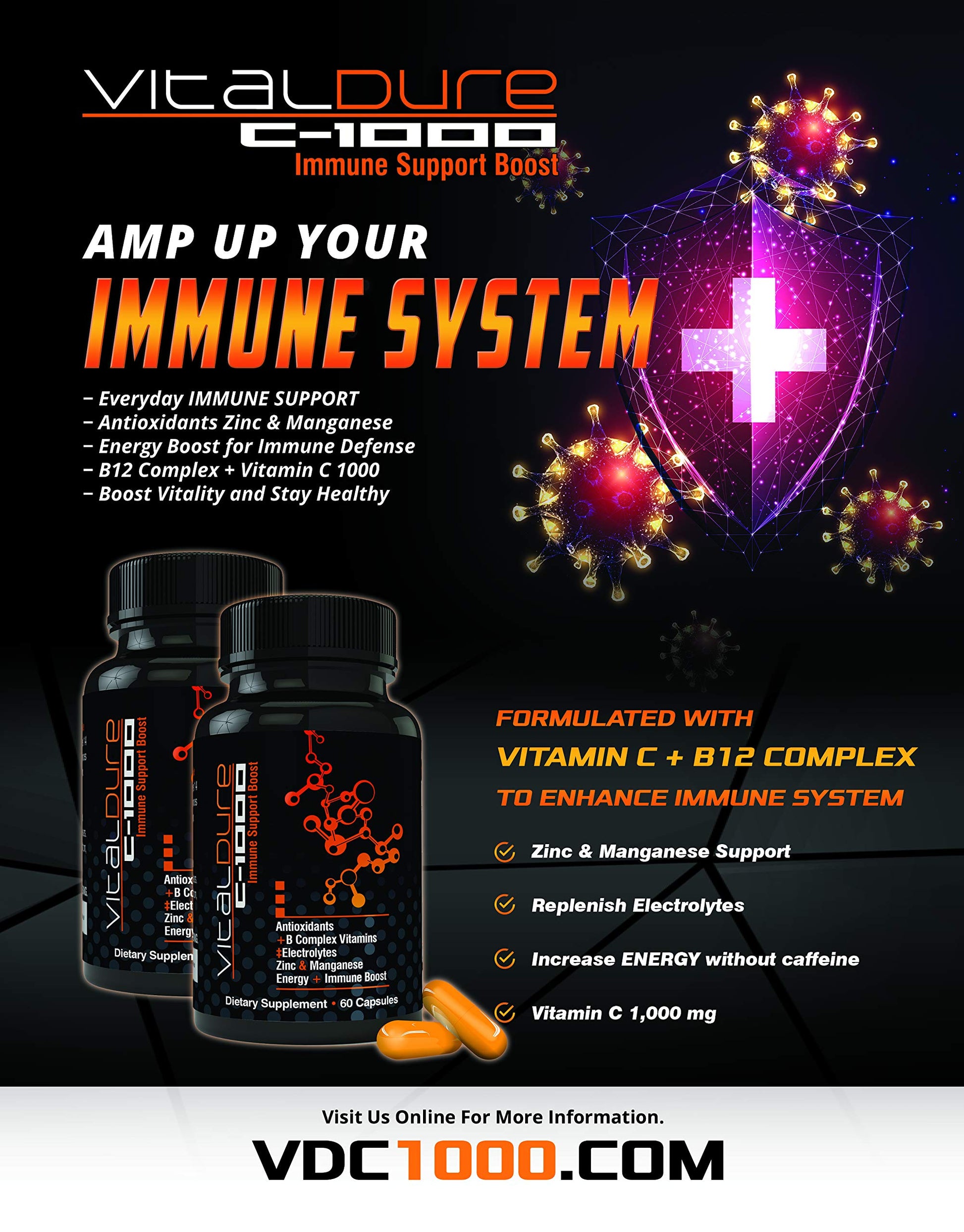 VitalDURE C1000 información nutricional etiqueta